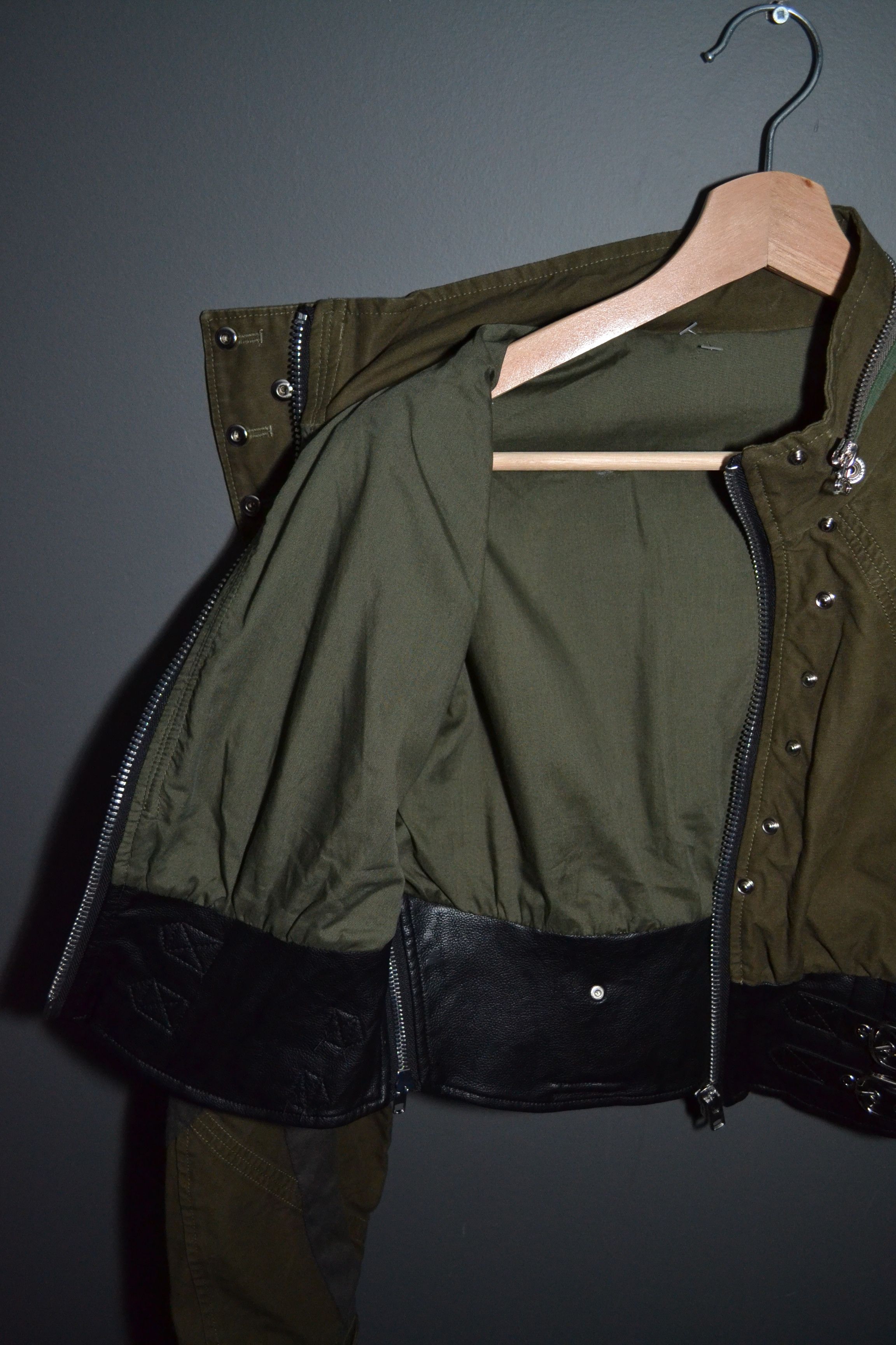 Alexander Wang Alexander Wang Short Military Jacket Biker Hem Cropped S Size S / US 4 / IT 40 - 10 Thumbnail