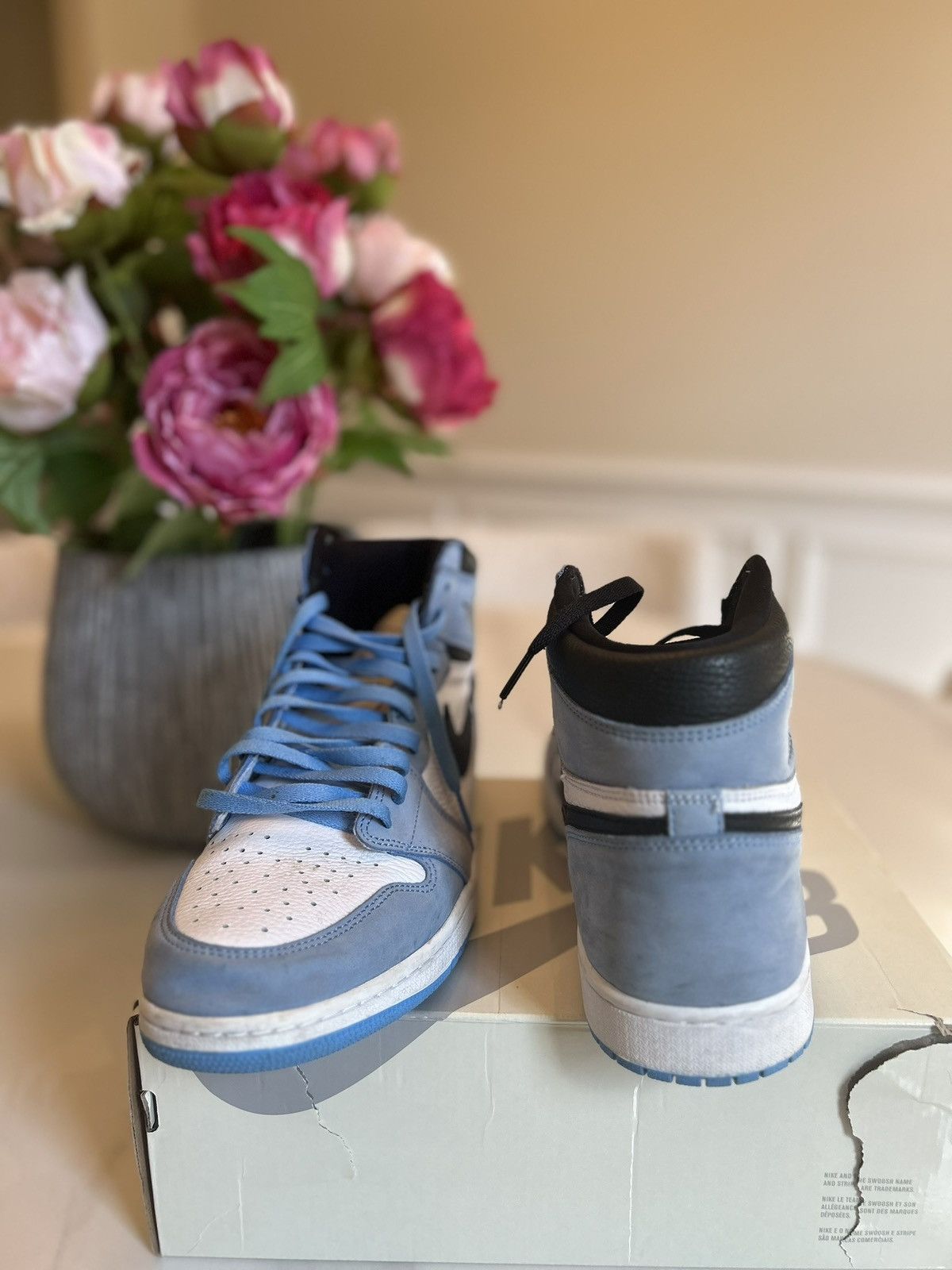 Jordan Brand Jordan 1 Retro high OG University Blue Size US 14 / EU 47 - 2 Thumbnail