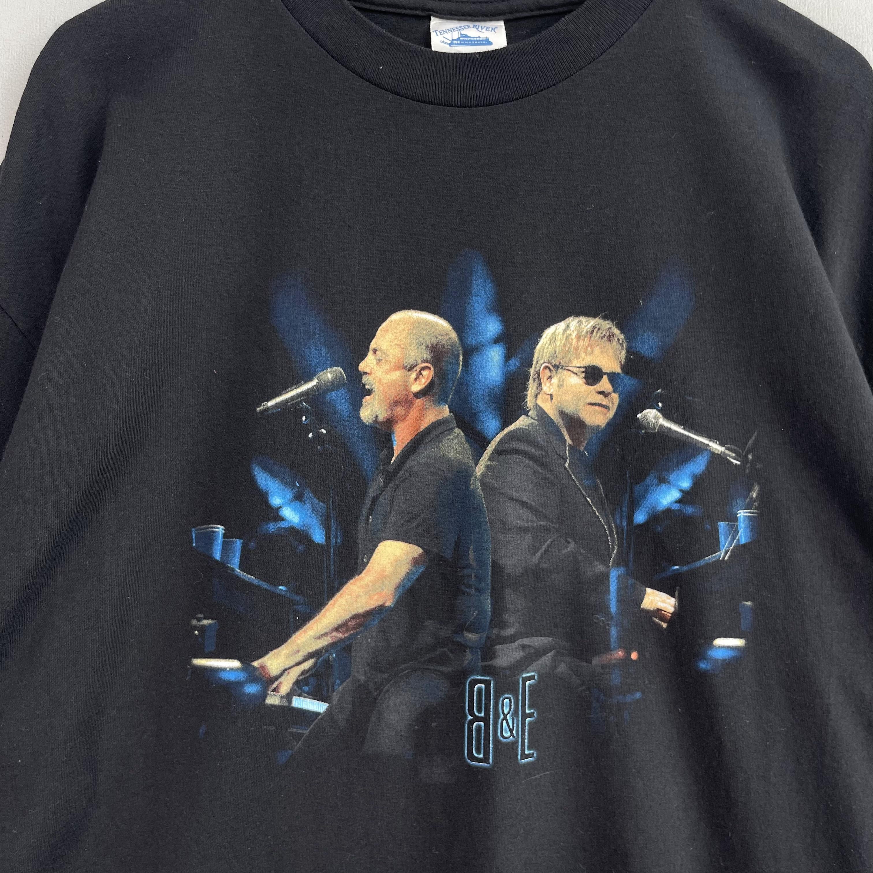 Band Tees × Vintage Vintage Billy Joel And Elton John Face 2 Face Concert Tee Size US XL / EU 56 / 4 - 2 Thumbnail