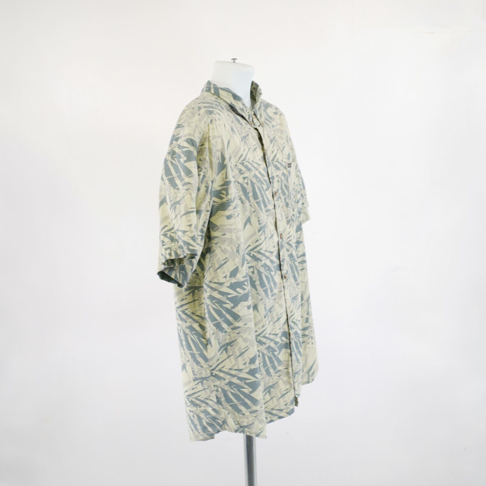 Columbia Columbia Regular XL Green Floral Hawaiian Dress Shirt Button Size US XL / EU 56 / 4 - 7 Thumbnail