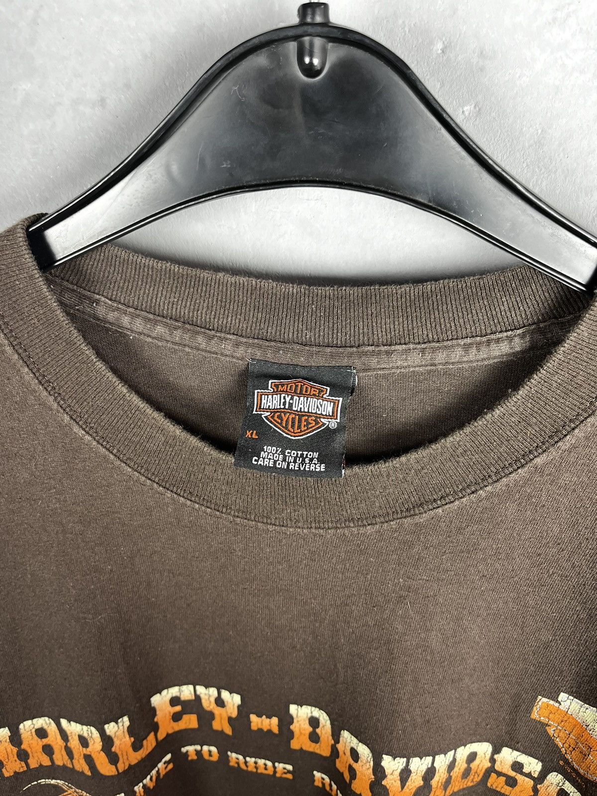 Harley Davidson × Vintage Harley Davidson Maidenhead England t shirt vintage Size US XL / EU 56 / 4 - 5 Thumbnail