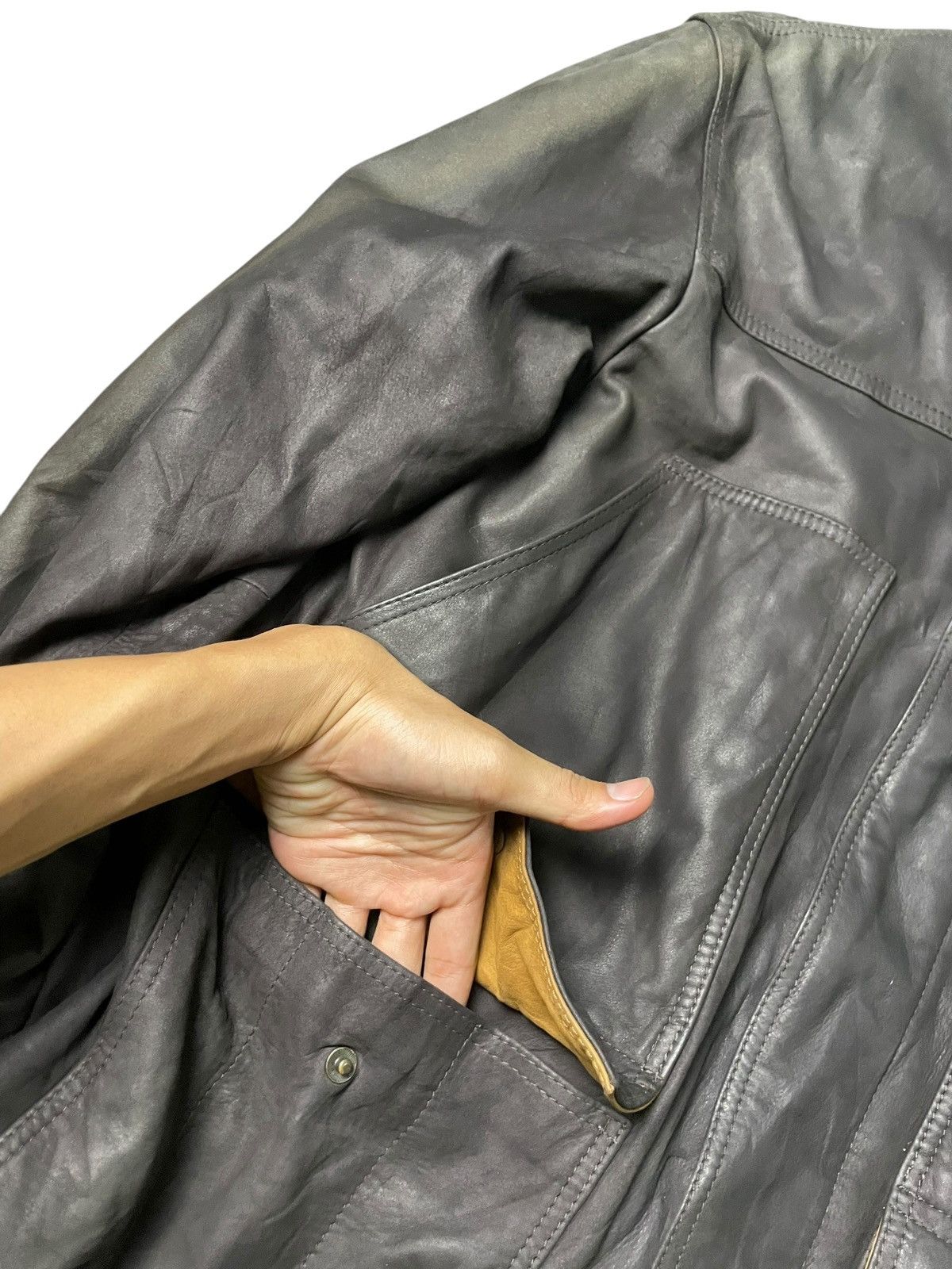 Timberland × Vintage VINTAGE TIMBERLAND LEATHER SUEDE JACKET (87) Size US M / EU 48-50 / 2 - 6 Thumbnail