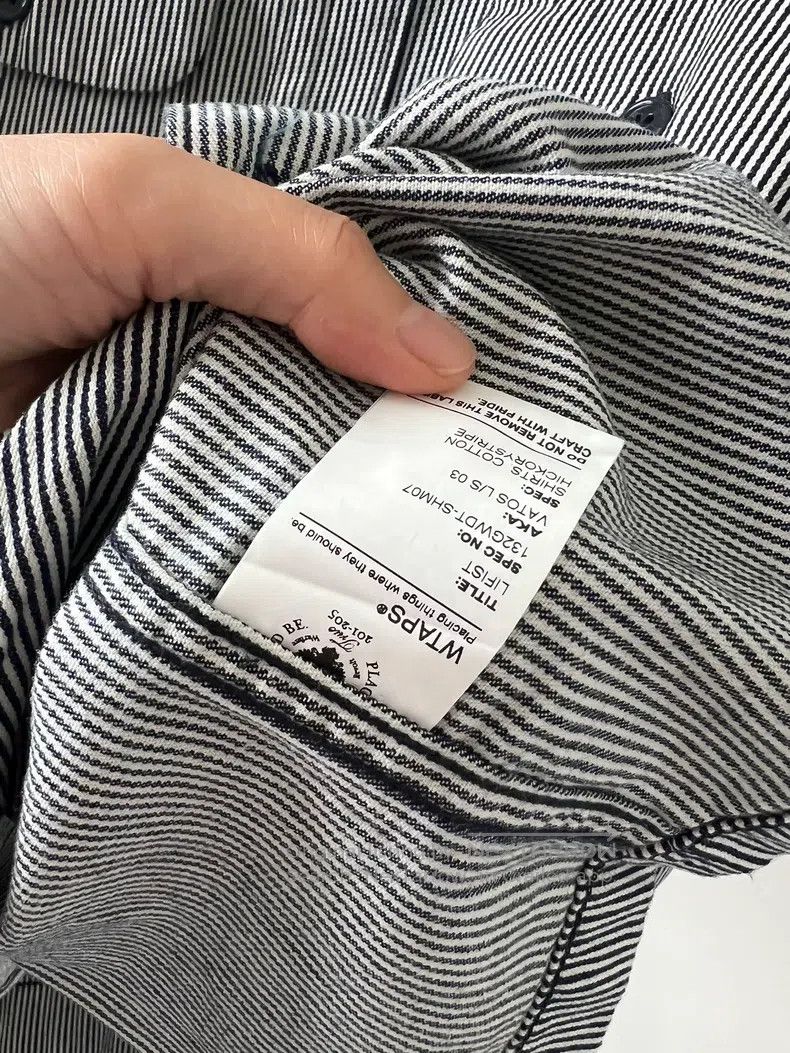 Wtaps Wtaps Vertical striped long-sleeve top Size US S / EU 44-46 / 1 - 6 Thumbnail