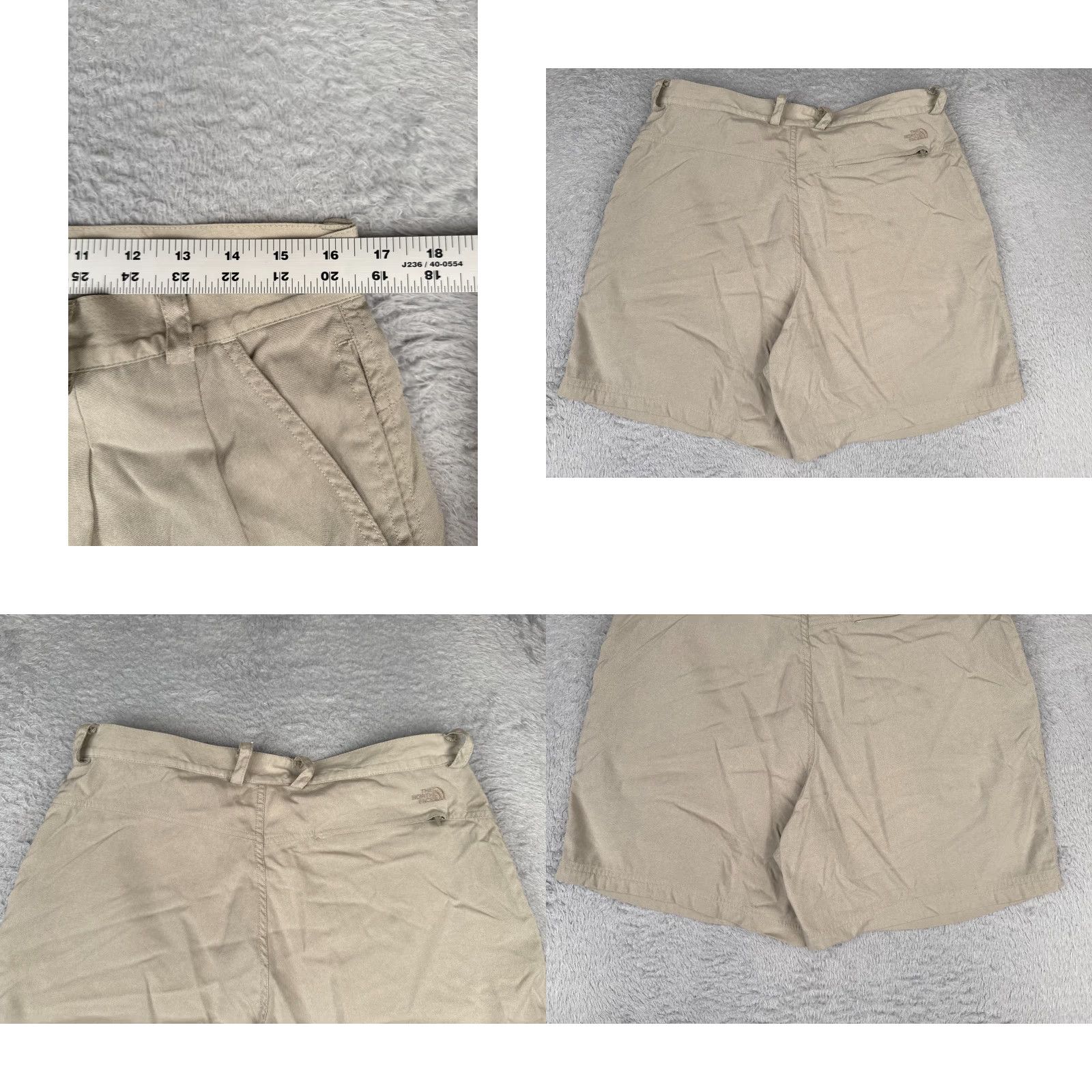 The North Face VINTAGE The North Face Shorts Men 34 Beige 100% Nylon Zip Pocket Pleated Hike 7" Size US 34 / EU 50 - 9 Thumbnail