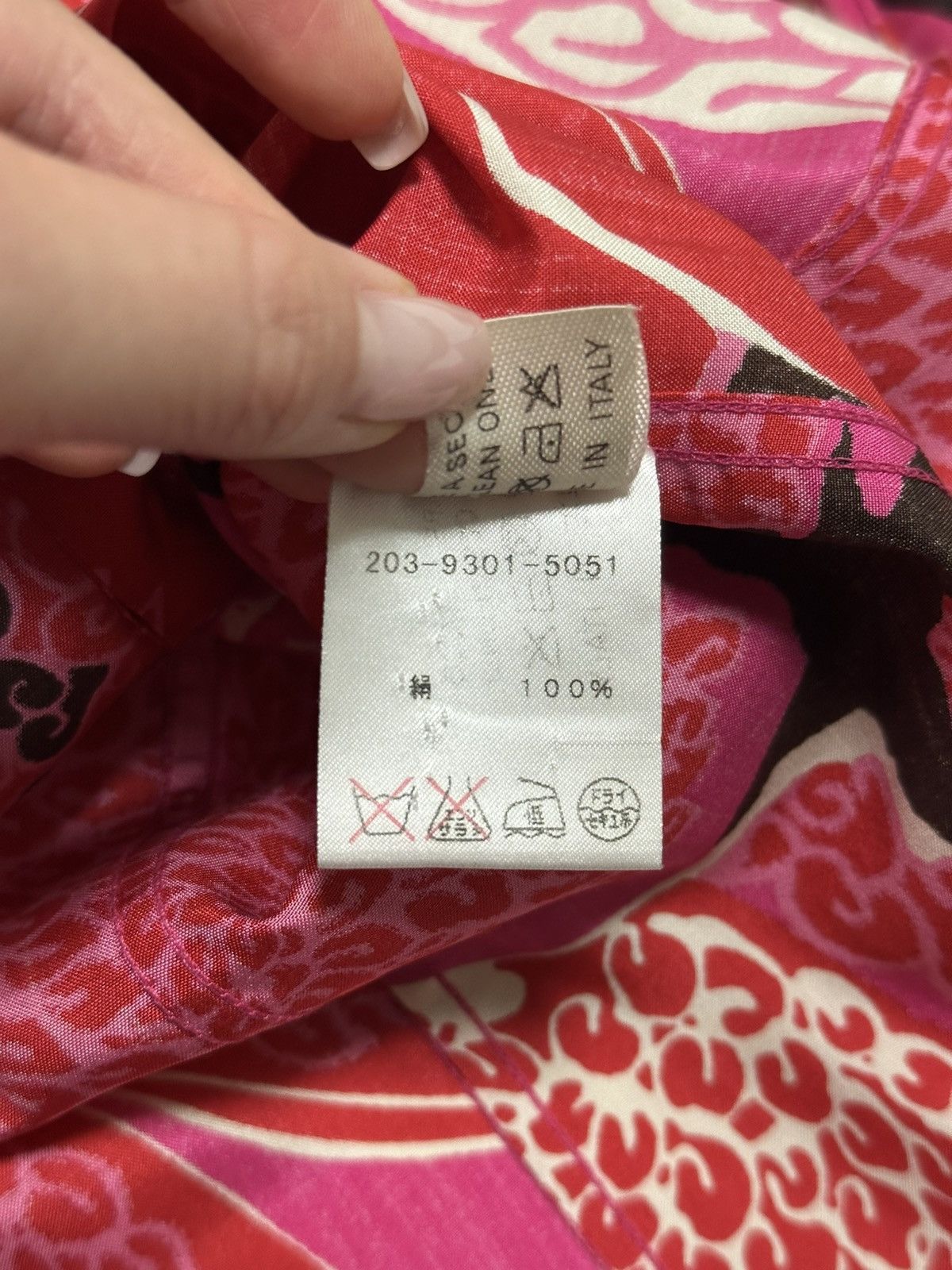 Gucci GUCCI S/S 1999 "Hippie Chic" Acid Flower Button Up Shirt Size XS / US 0-2 / IT 36-38 - 8 Thumbnail