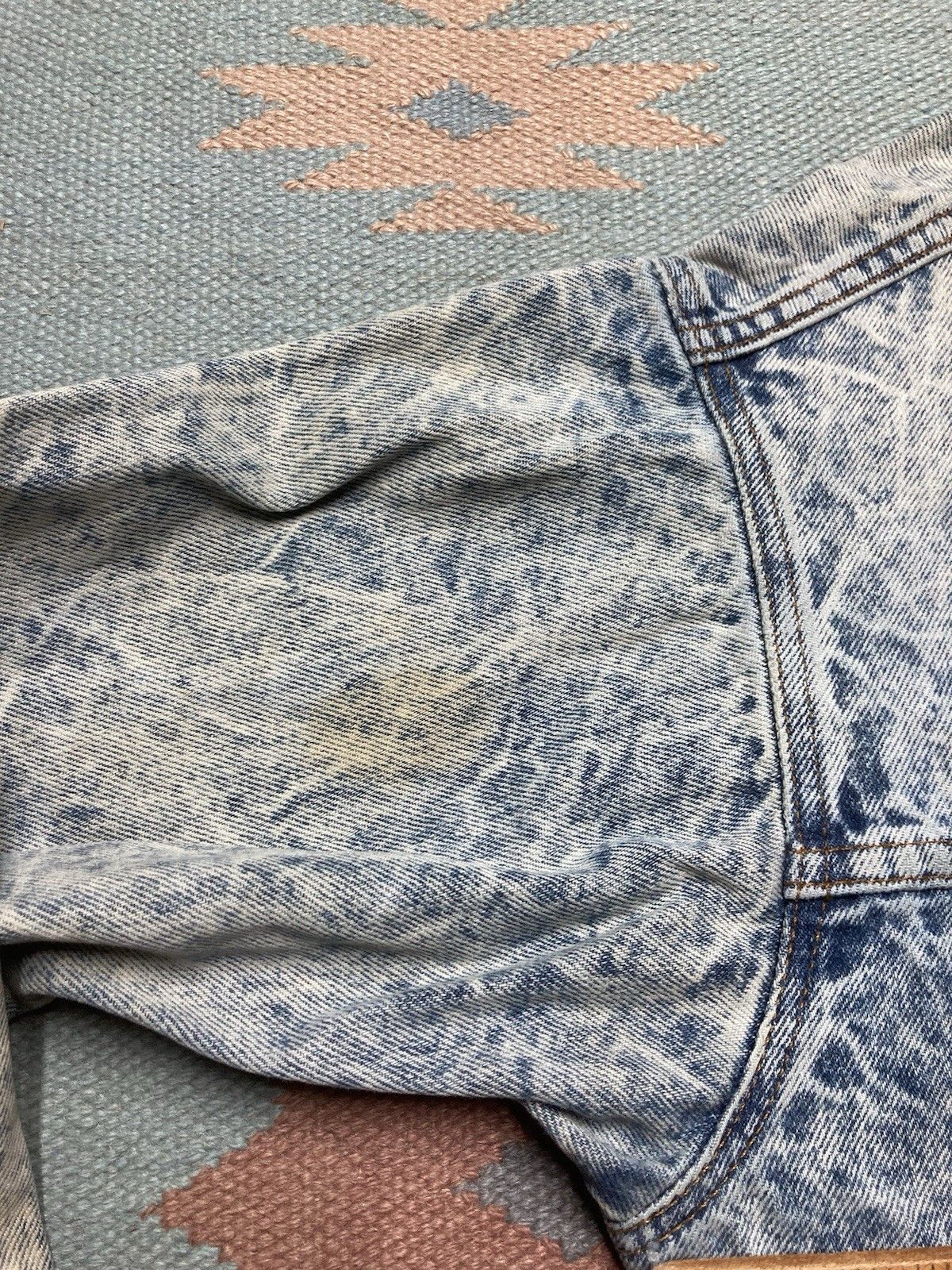 Levi's × Vintage 70s Levi’s denim jacket 70507 0219 acid wash distress small Size US S / EU 44-46 / 1 - 10 Thumbnail