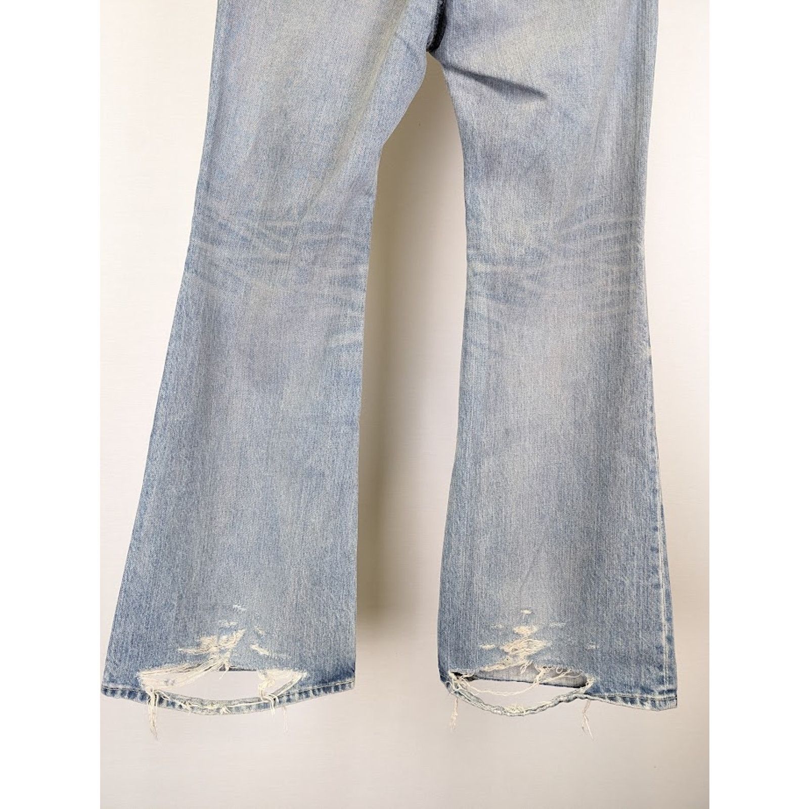 Balenciaga o1rshd1 Q:2 / Flared Denim Pants in Blue Size US 30 / EU 46 - 12 Thumbnail