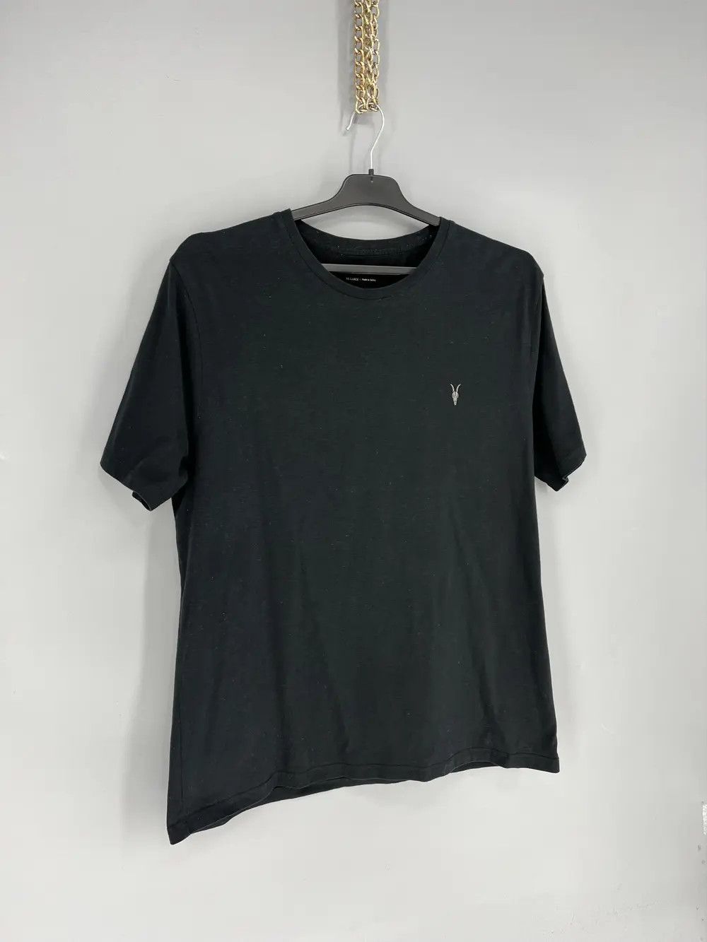 Allsaints Vintage Basic Allsaints Mini Logo Basic Tee Old Money Size US XXL / EU 58 / 5 - 2 Thumbnail