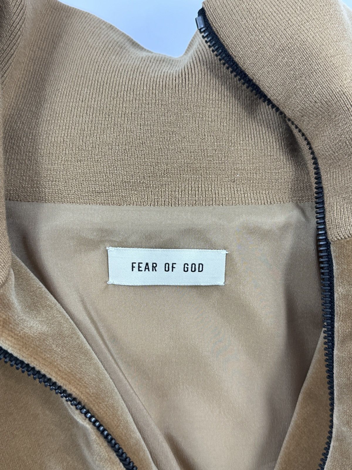 Fear of God VELVET ZIP UP OVERSIZED JACKET Size US S / EU 44-46 / 1 - 4 Thumbnail
