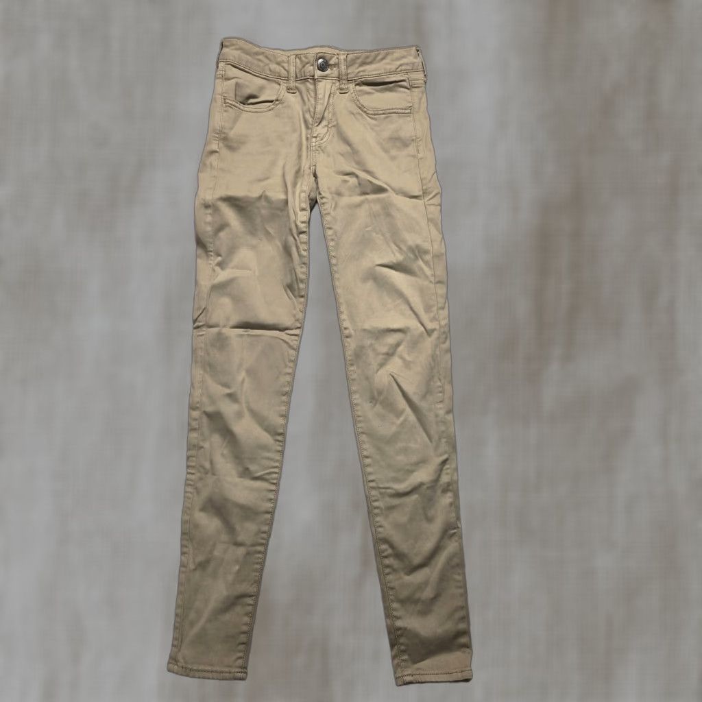 American Eagle Outfitters American Eagle Outfitters Jeggings Pants Women's Adult 2 Brown Skinny Stretch Size 26" / US 2 / IT 38 - 1 Thumbnail