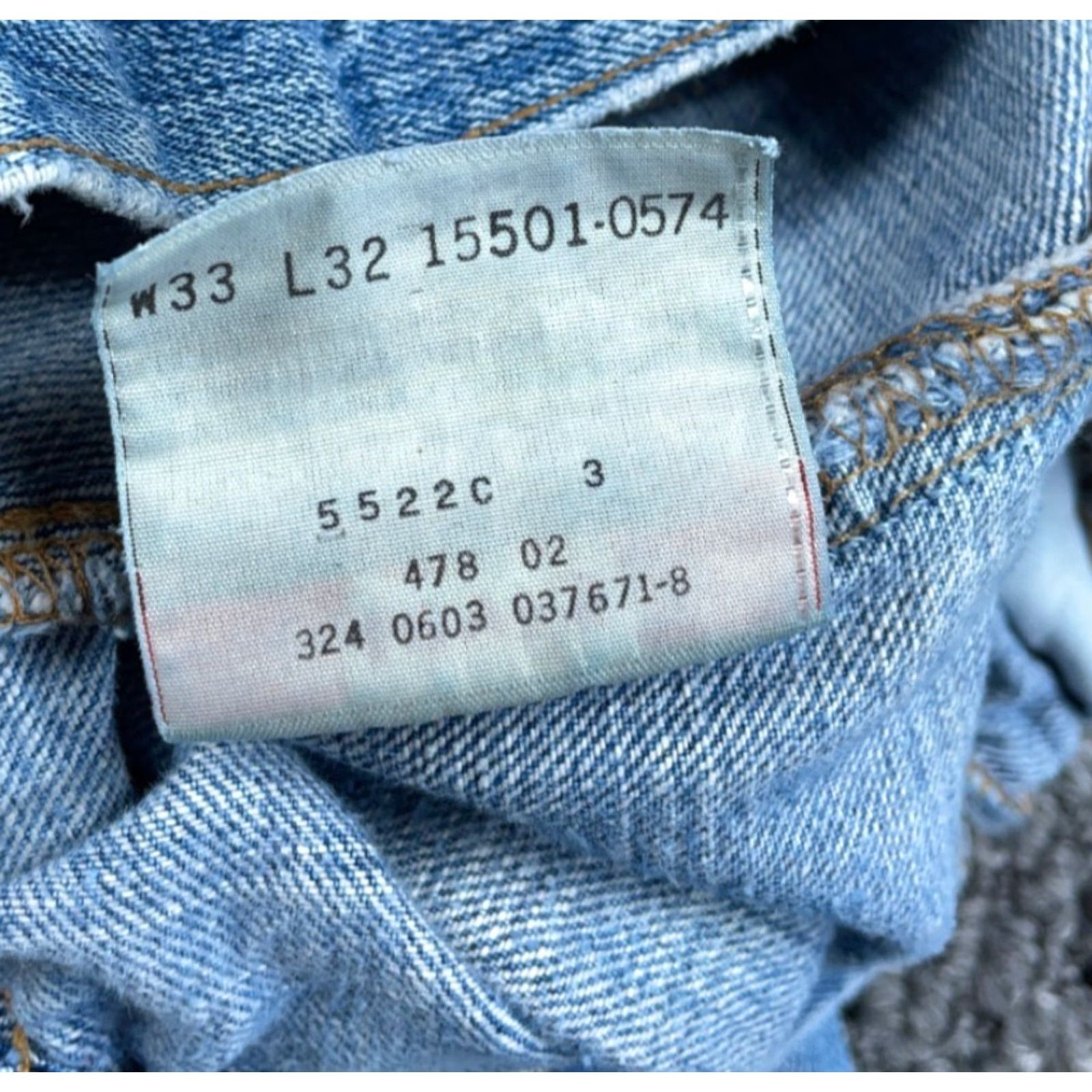 Levi's VINTAGE Levi's 501 XX Jeans Men's 32 x 31 Blue Denim Button Fly 2003 90s Classic Straight Jeans Mens Size US 32 / EU 48 - 4 Thumbnail