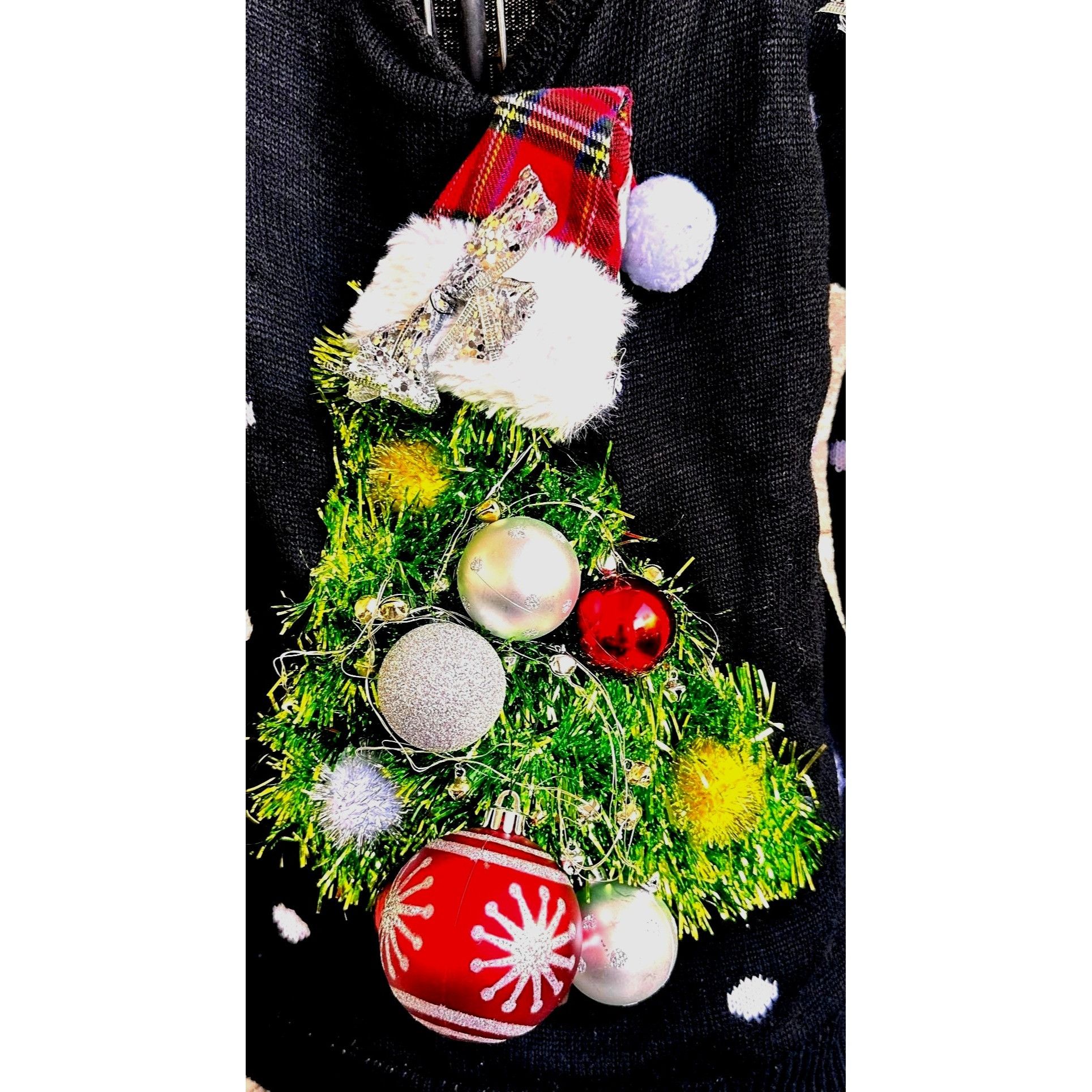 Vintage VTG No Boundaries Ugly Christmas Sweater Juniors Large n Size L / US 10 / IT 46 - 7 Thumbnail