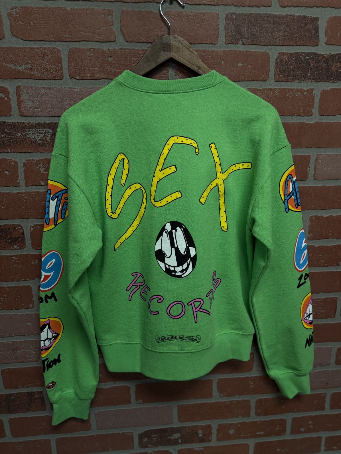 Chrome Hearts Chrome Hearts Matty Boy “Sex Records” Crewneck XS Brand New Size US XS / EU 42 / 0 - 2 Thumbnail