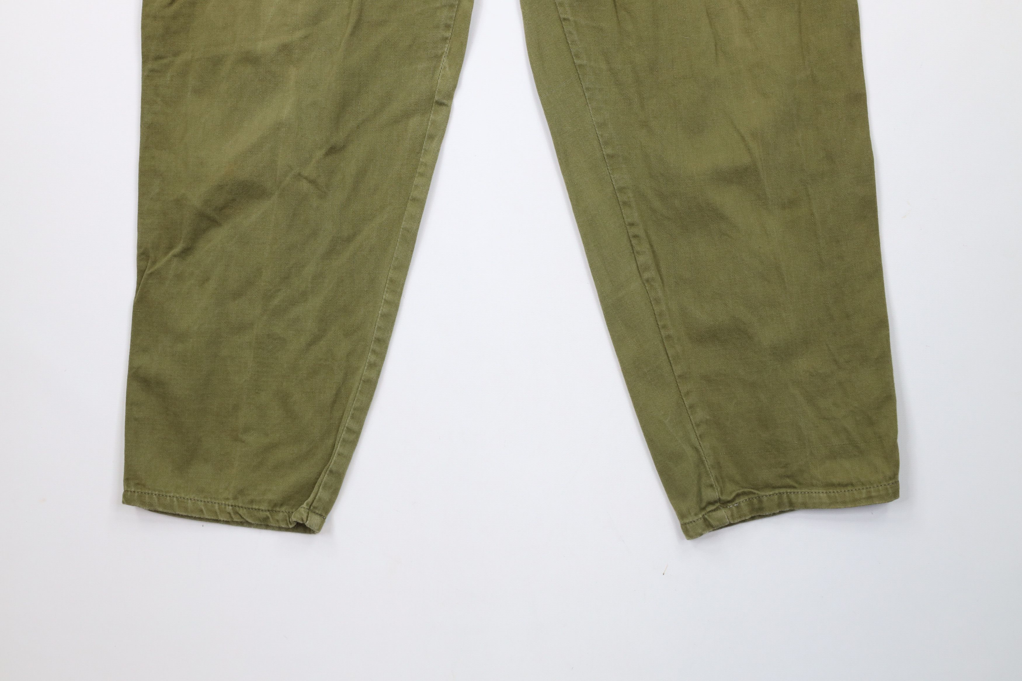 Vintage Vintage 80s 90s Streetwear Military Style High Waist Pants Size 35" - 3 Thumbnail
