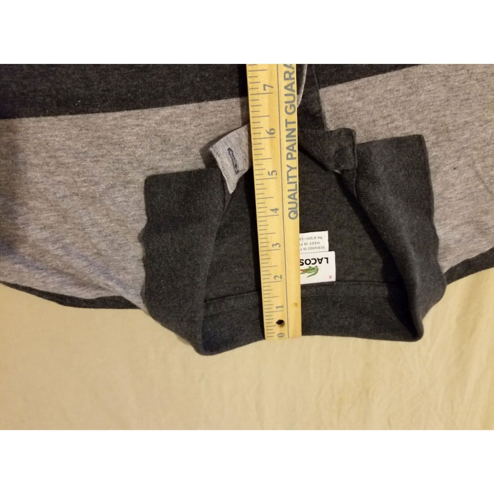 Lacoste Lacoste Polo Shirt XL Gray Cotton Mens Size US XL / EU 56 / 4 - 5 Thumbnail