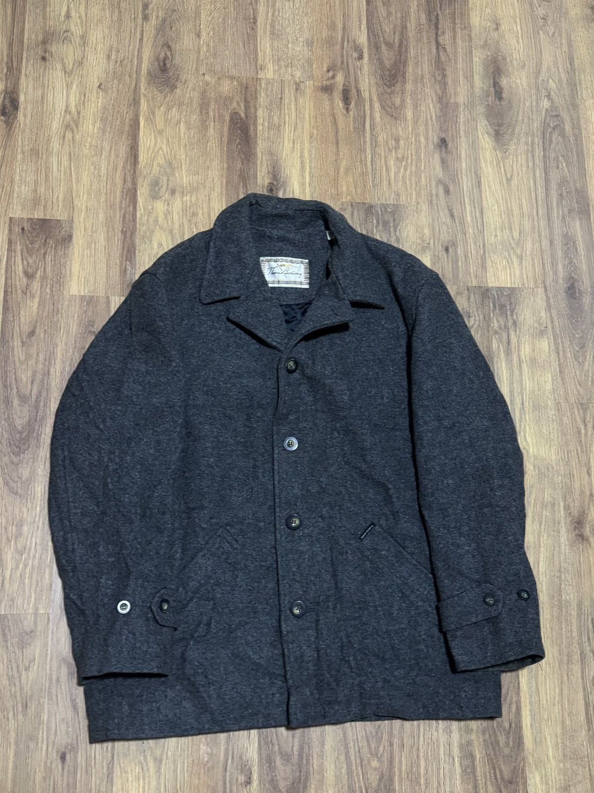 Burberry Thomas Burberry Wool Coat Size US XL / EU 56 / 4 - 2 Thumbnail