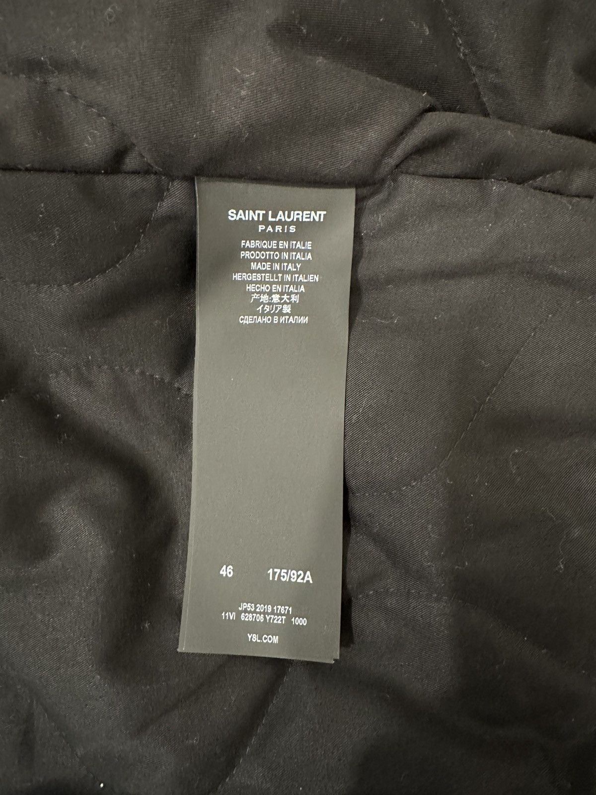 Saint Laurent Paris Saint Laurent Nylon Bomber Size US S / EU 44-46 / 1 - 7 Thumbnail