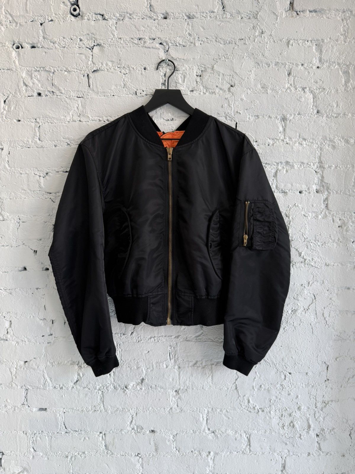 Vetements Vetements ss16 double zip bomber jacket ma-1 | Grailed