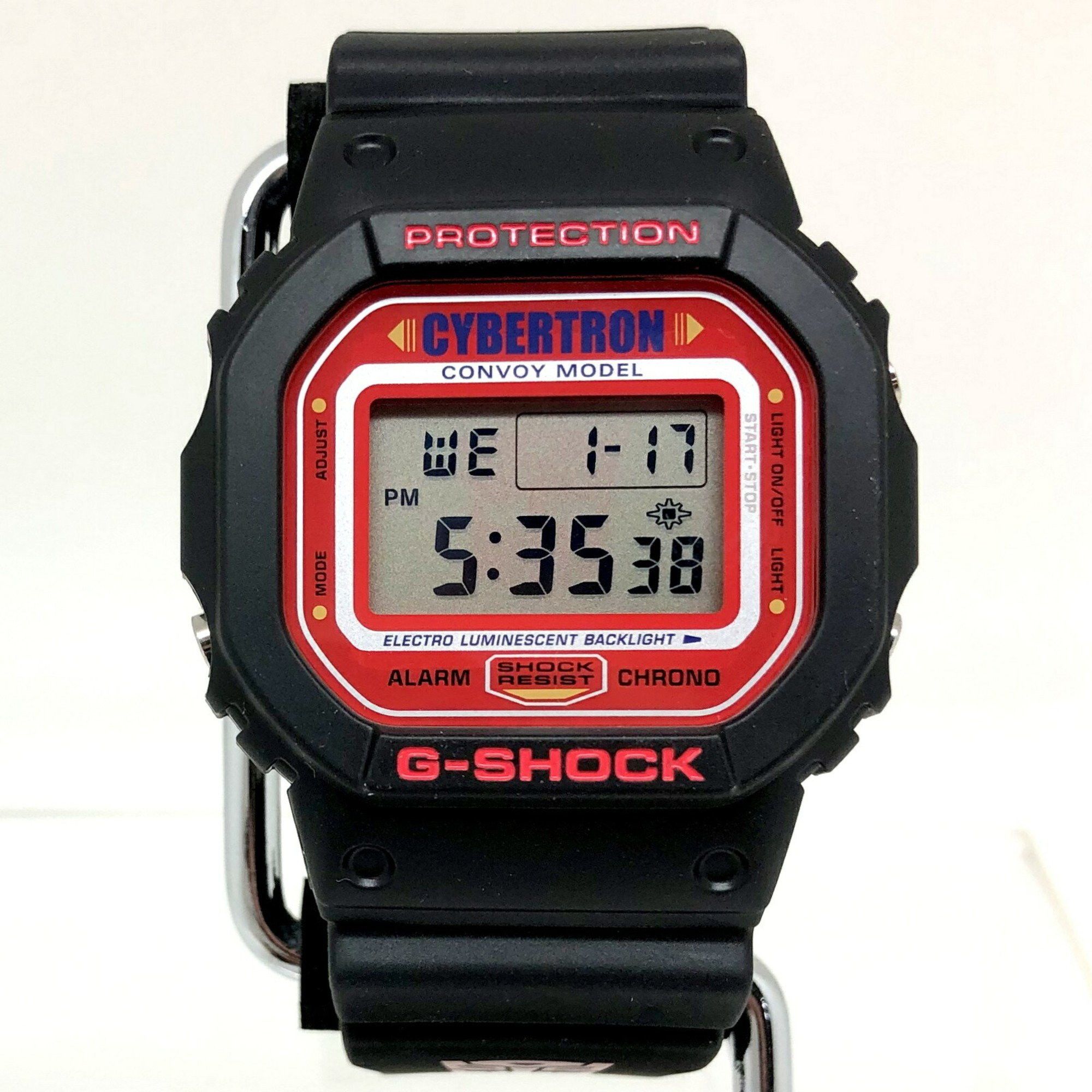 image of Casio G-Shock Watch Dw-5600Vt Transformers Collaboration Cybertron Convoy Digital Quartz Square Fac