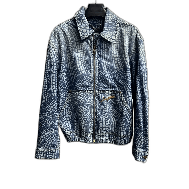 Louis Vuitton Blue Pumpkin Pattern Denim Jacket