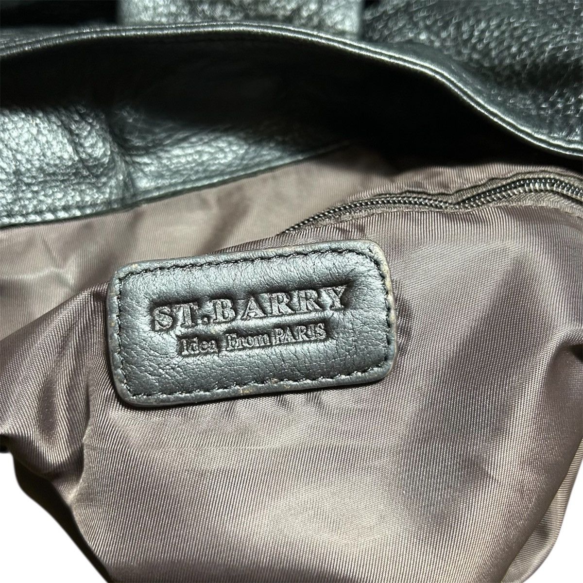 Vintage Vintage ST. Barry Leather Handle Bag Size ONE SIZE - 7 Thumbnail
