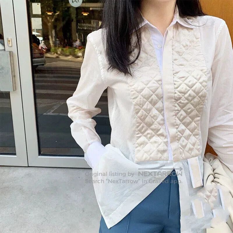 Bottega Veneta Bottega Veneta Diamond Weave Shirt. Size XS / US 0-2 / IT 36-38 - 6 Thumbnail