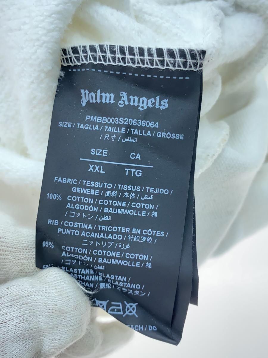 Palm Angels Palm Angels Spray Logo Print Cotton Parker White Size US XXL / EU 58 / 5 - 4 Thumbnail
