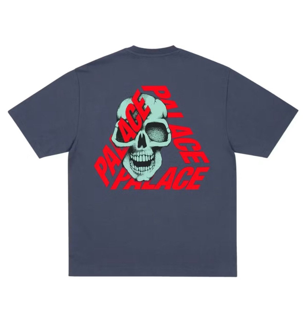 Palace Palace P3 Skull Tri Ferg T-Shirt Navy Size US XXL / EU 58 / 5 - 2 Thumbnail