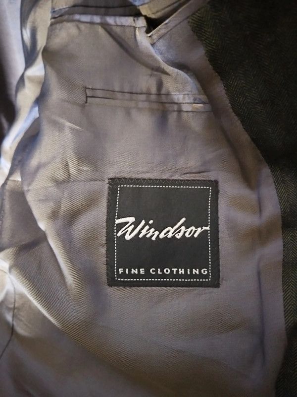 Designer × Ermenegildo Zegna × Vintage Windsor jacket with Zegna material Size US L / EU 52-54 / 3 - 2 Thumbnail