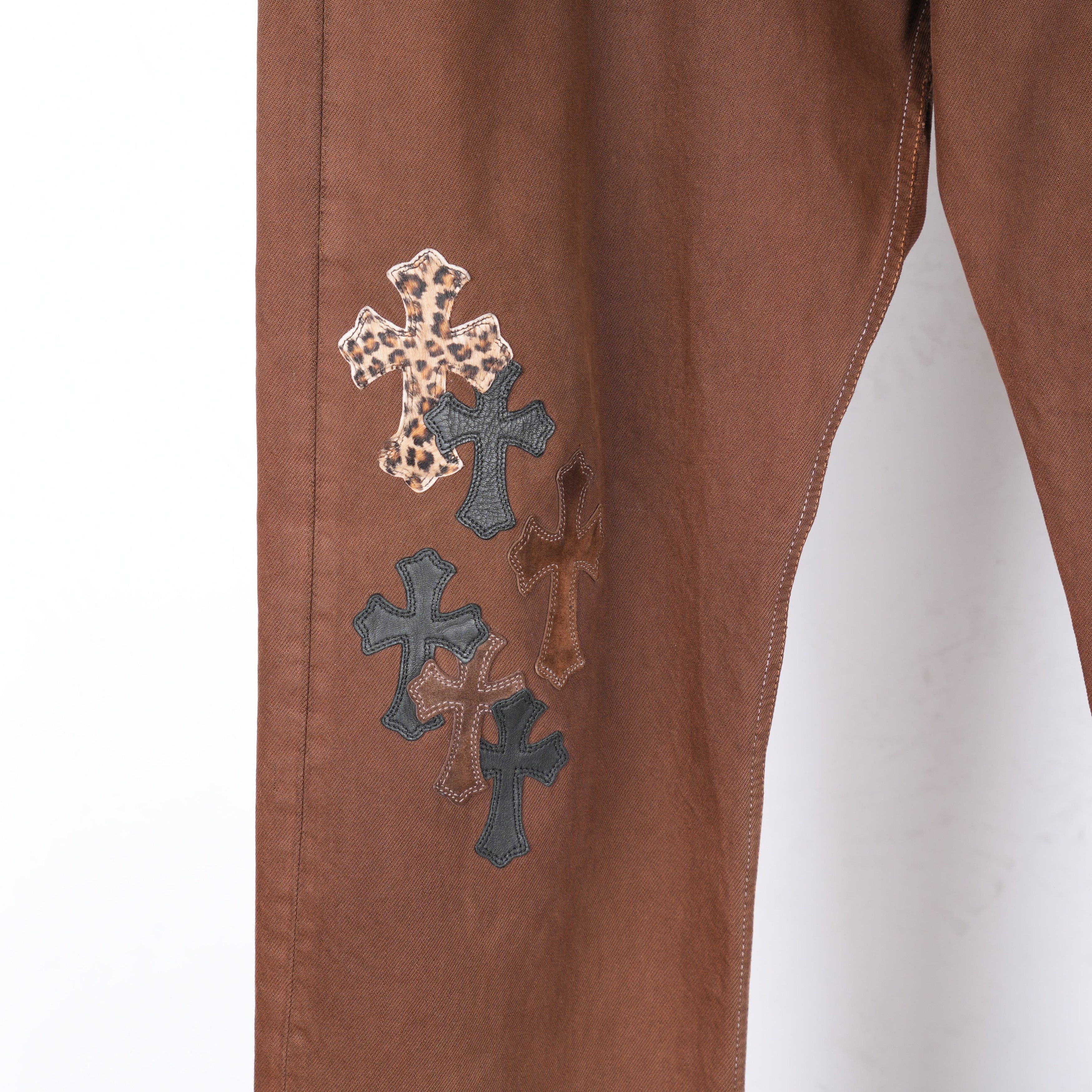 Chrome Hearts BROWN NYFW LEVI JEANS Size US 38 / EU 54 - 3 Thumbnail