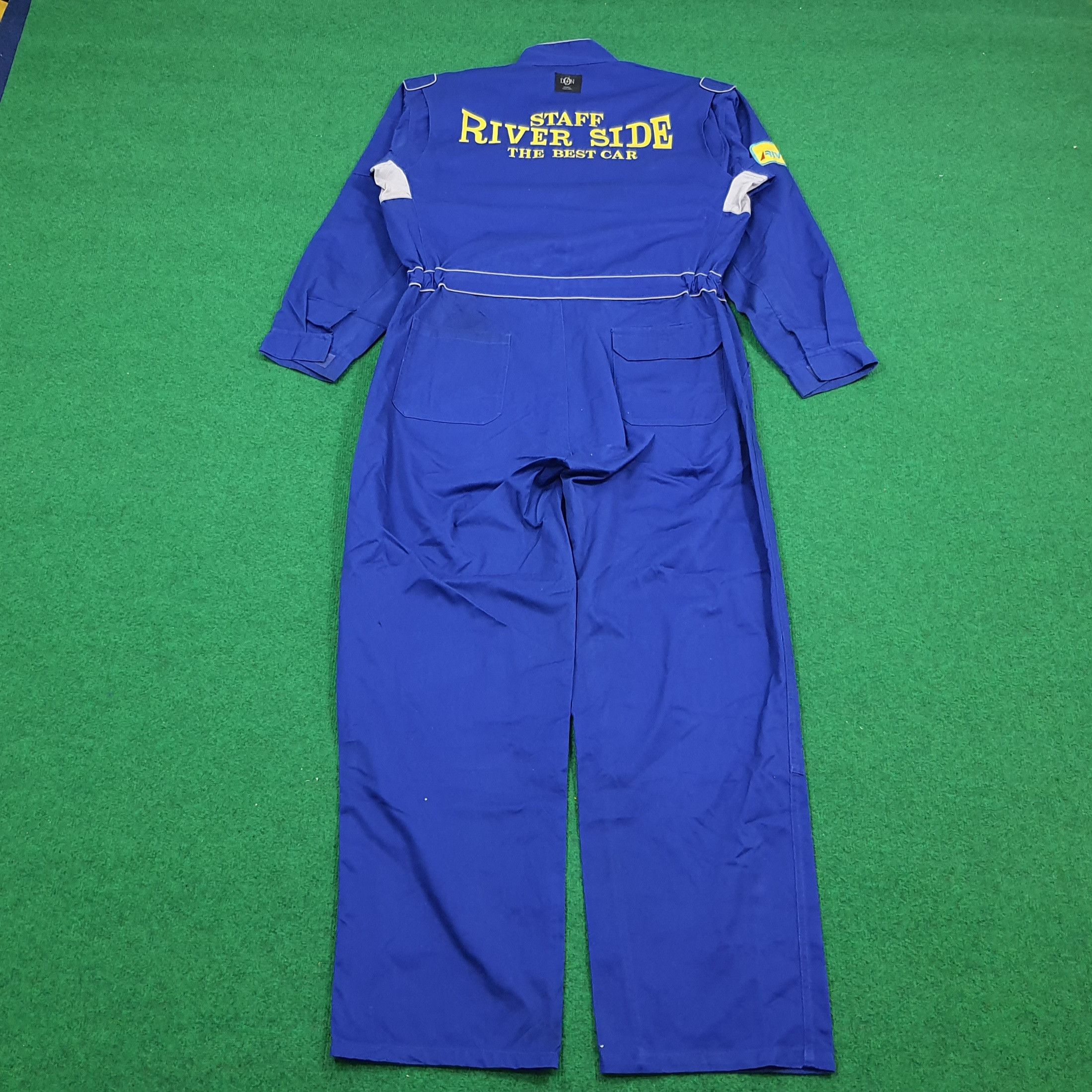 Vintage Vintage River Side Staff Racing Workwear Coverall Size US L / EU 52-54 / 3 - 2 Thumbnail