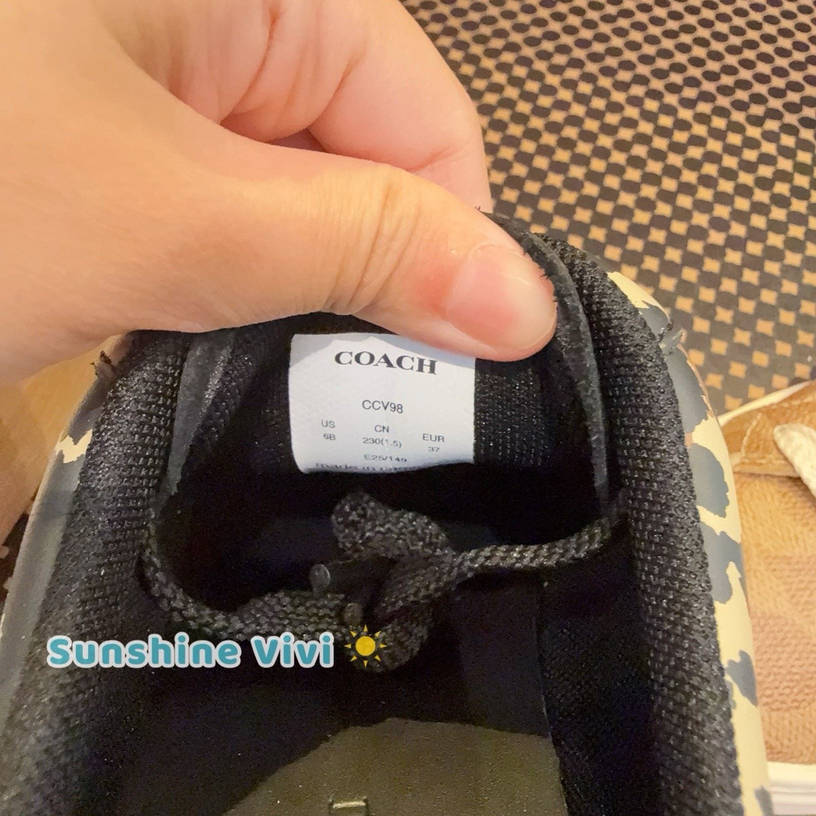 Coach NEW Coach Woman's High Line Sneaker CCV98 Black US 8 Size US 8 / IT 38 - 5 Thumbnail