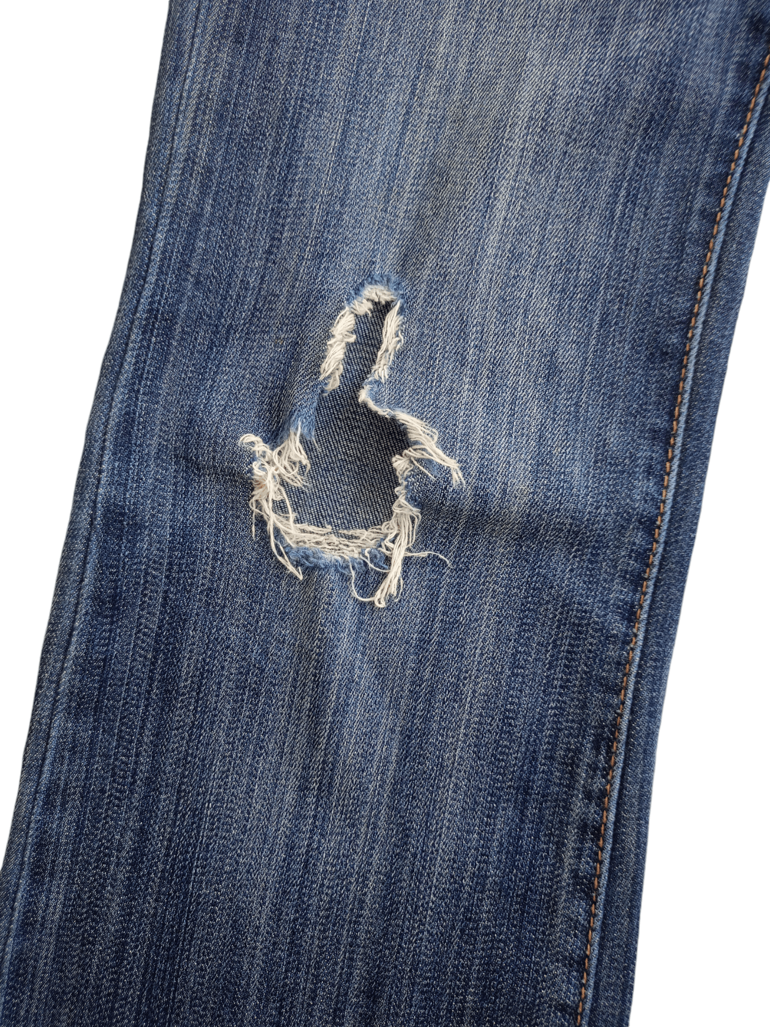 Forever 21 × Vintage XXL FOREVER 21 Boot Cut Distressed Vintage Streetwear Jeans Size 27" / US 4 / IT 40 - 8 Thumbnail