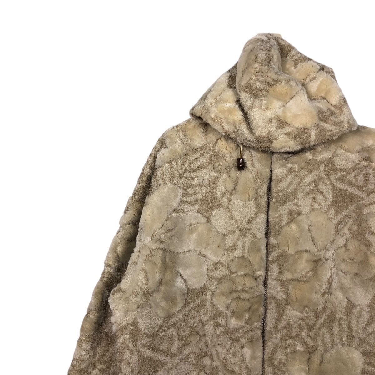 Japanese Brand 📌Vintage Fleece Zipper Jacket Ryu Sports Floral Over Print Size US M / EU 48-50 / 2 - 7 Thumbnail