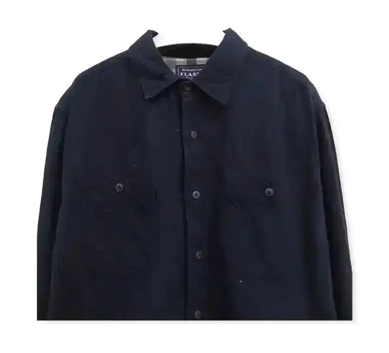 Uniqlo Japanese Brand Uniqlo Plain Flannel Shirt Size US XL / EU 56 / 4 - 2 Thumbnail