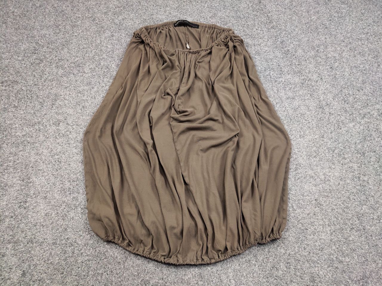 Rundholz Rundholz Design SІkirt Cylinder elastic bands khaki color Size 28" / US 6 / IT 42 - 2 Thumbnail