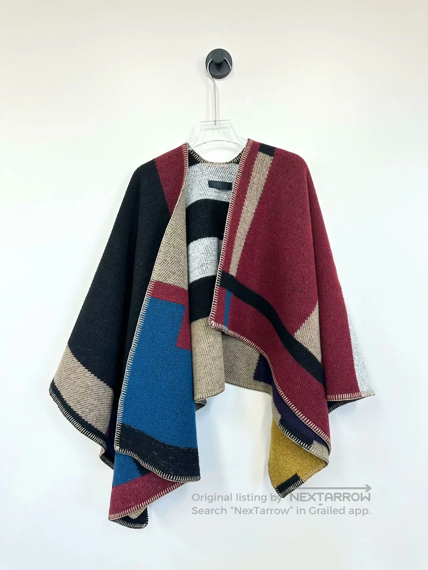 Burberry Burberry size F Dual Tone Wool Plaid Shawl| Size S / US 4 / IT 40 - 1 Thumbnail