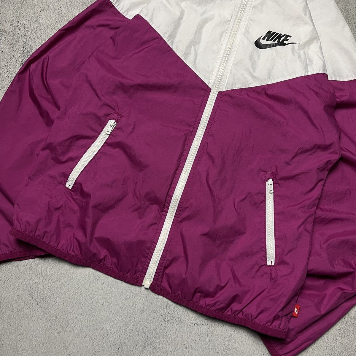 Nike × Vintage 90’s vintage Nike Nylon y2k windbreaker jacket Size S / US 4 / IT 40 - 5 Thumbnail
