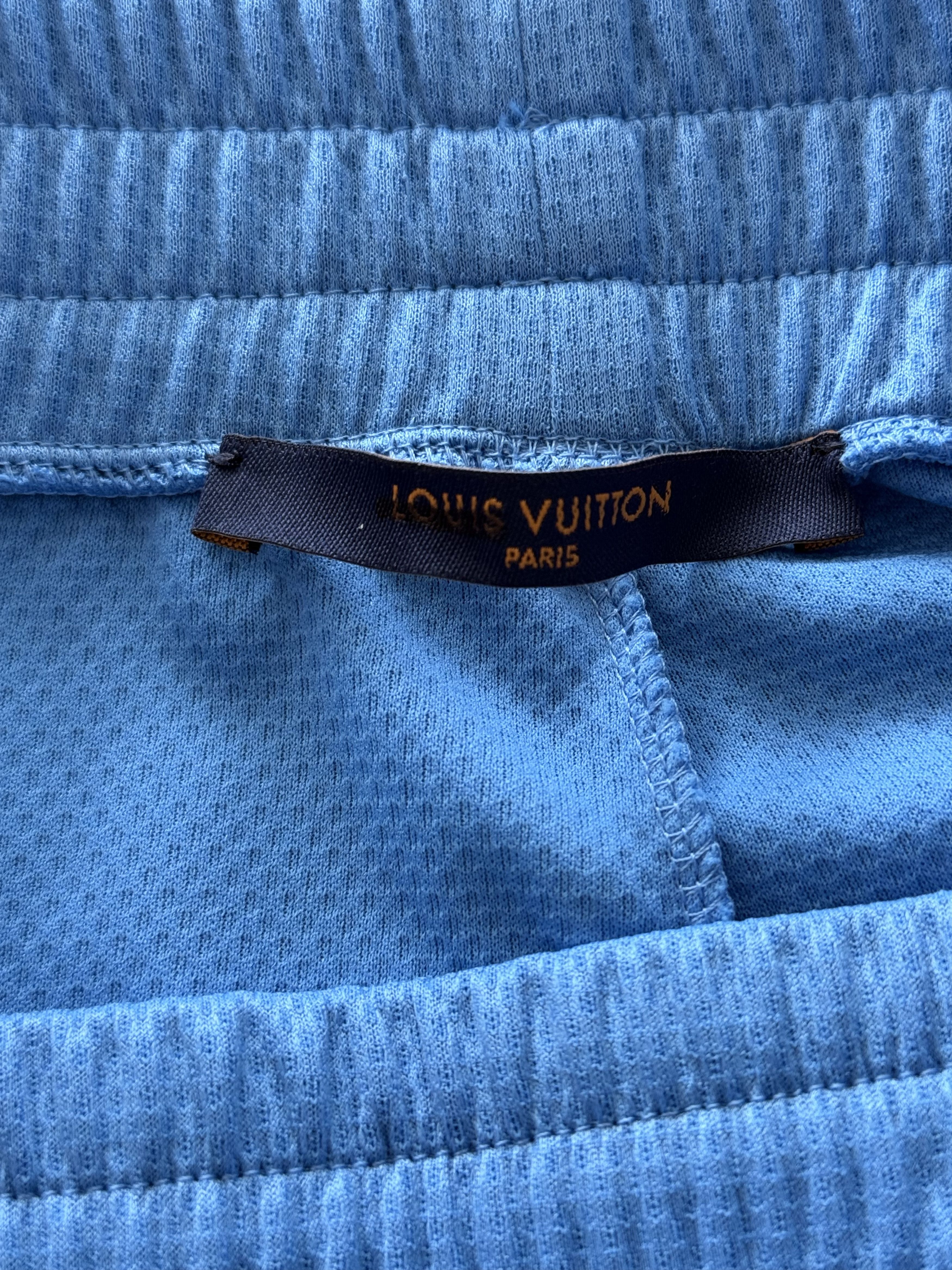 Louis Vuitton Louis Vuitton Blue Lightning Logo Shorts Size US 30 / EU 46 - 3 Thumbnail