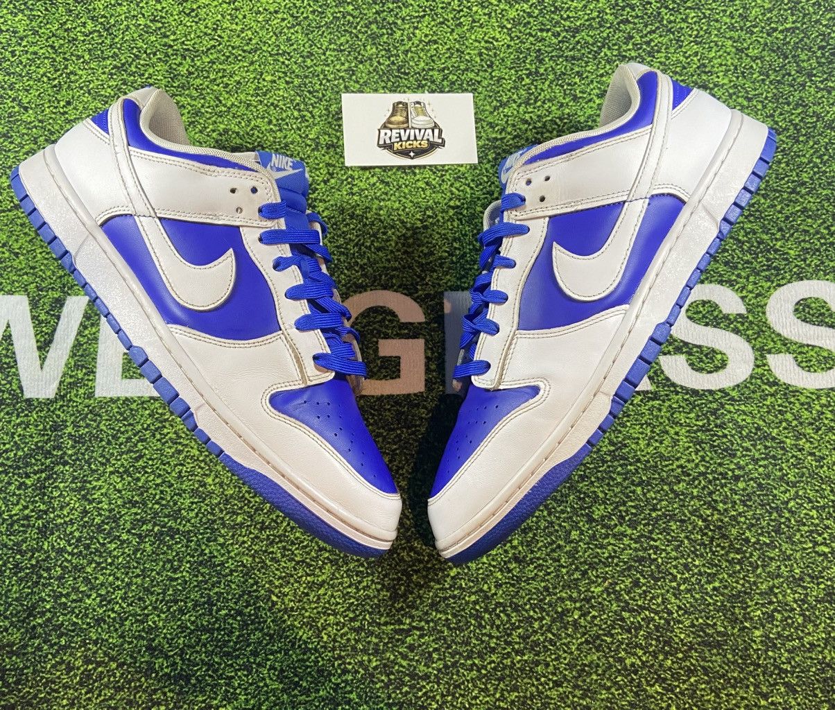 Nike Nike Dunk Low Racer Blue White Mens 13 Size US 13 / EU 46 - 1 Thumbnail