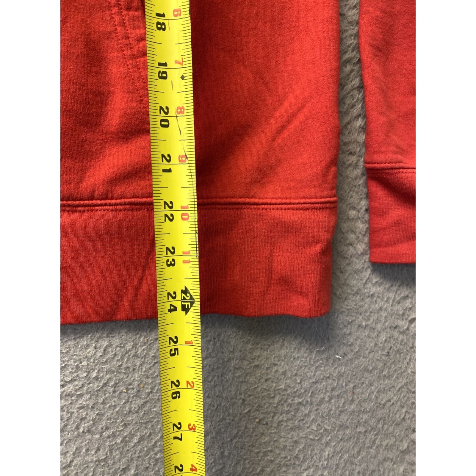 Gap VINTAGE Gap Hoodie Womens Large Red Spell Out Logo Full Zip Sweatshirt 90s Y2K Casual Outerwear Size L / US 10 / IT 46 - 5 Thumbnail