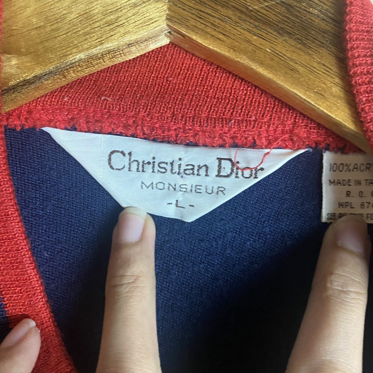 Christian Dior Monsieur × Vintage Vintage 90s Christian Dior Monsieur Zipper Sweater Size US L / EU 52-54 / 3 - 12 Thumbnail