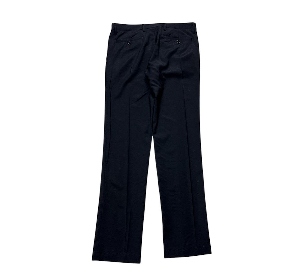 Dolce & Gabbana Dolce&Gabbana classic wool dark navy creased old money pants Size US 32 / EU 48 - 2 Thumbnail
