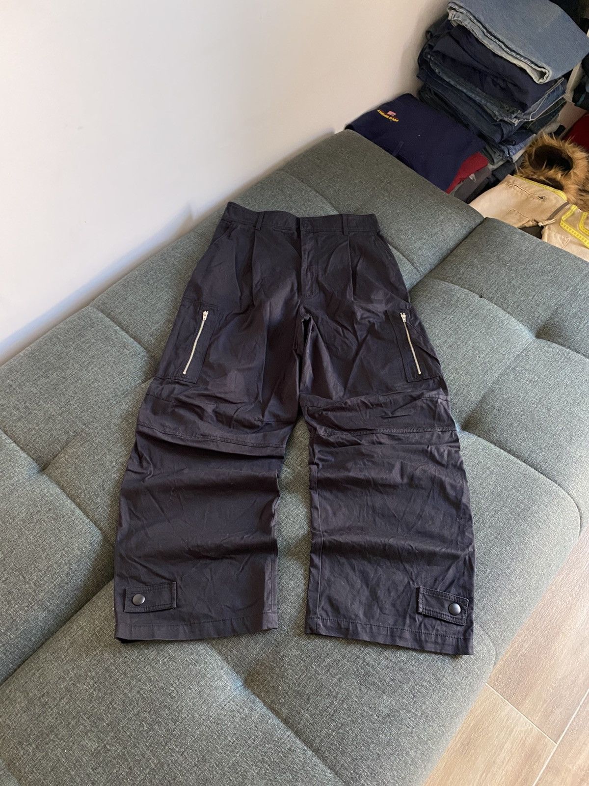 Hysteric Glamour Vintage Baggy Avant Garde Cargo Pants Japanese Y2K Wide Size US 30 / EU 46 - 1 Thumbnail
