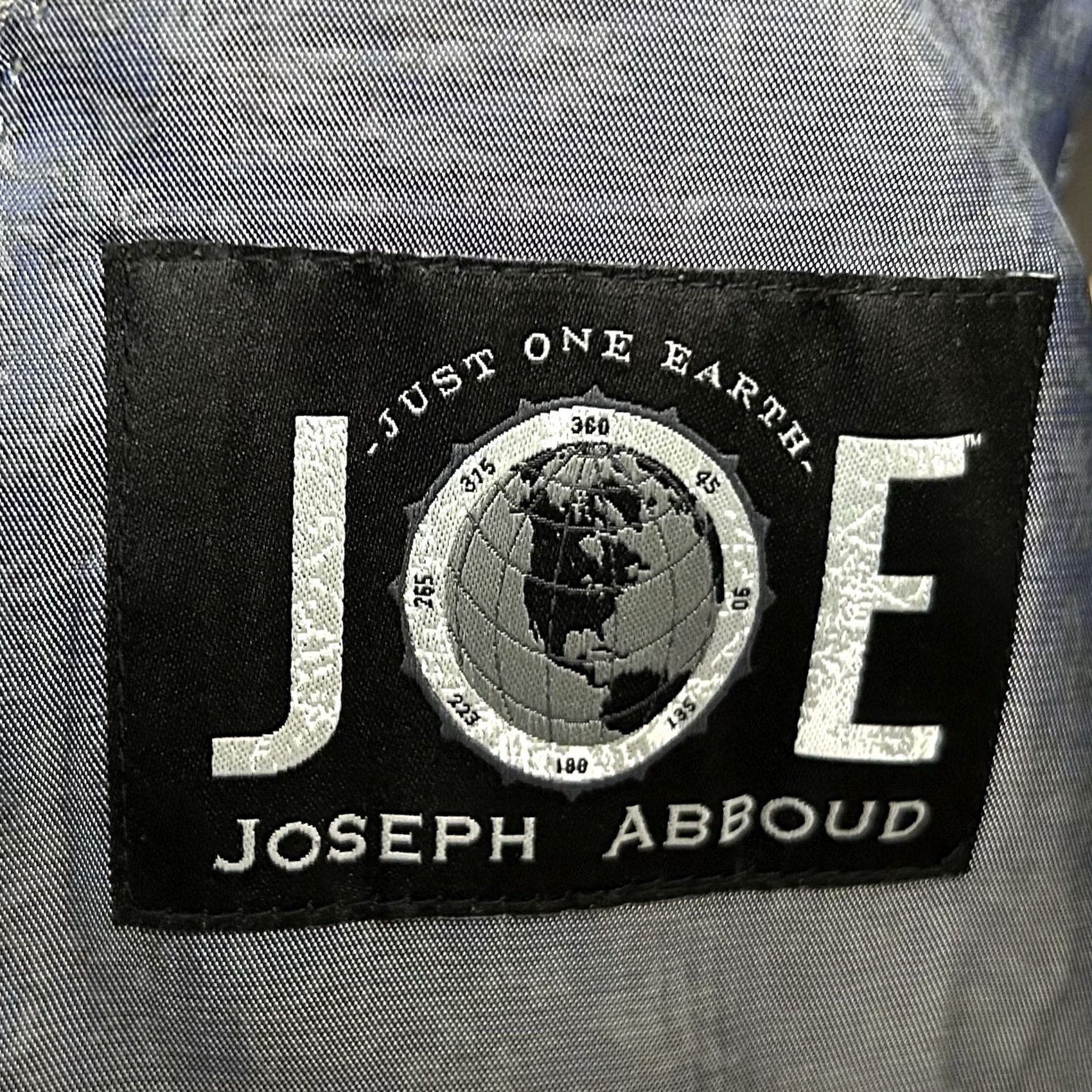 Joseph Abboud Joseph Abboud Sport Coat 38R Slim Profilo Linen Blend Blue Gray Two Button Jacket Coat Mens Size US XS / EU 42 / 0 - 3 Thumbnail