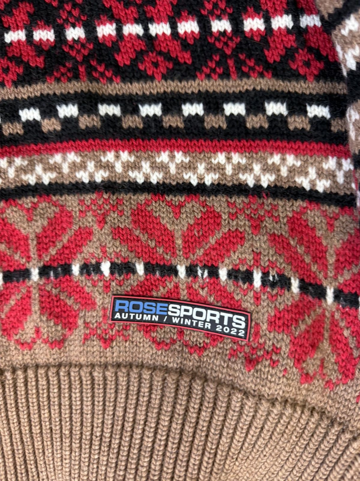 Martine Rose Martine Rose AW22 Merino Wool Fair Isle Knit Sweater Size US L / EU 52-54 / 3 - 7 Thumbnail