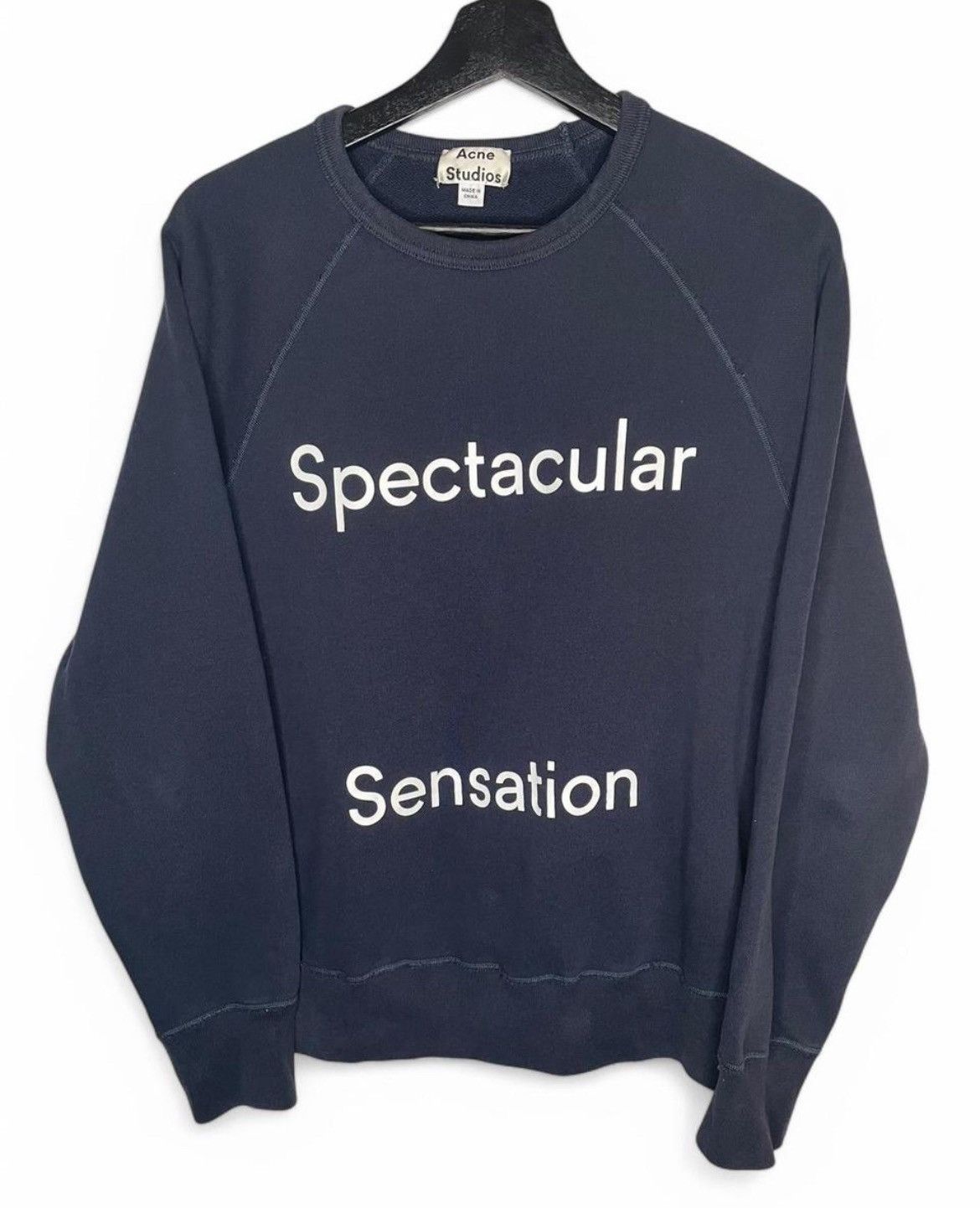 Acne Studios Acne Studios College Slogan Spectacular Sensation Crewneck Size US M / EU 48-50 / 2 - 2 Thumbnail