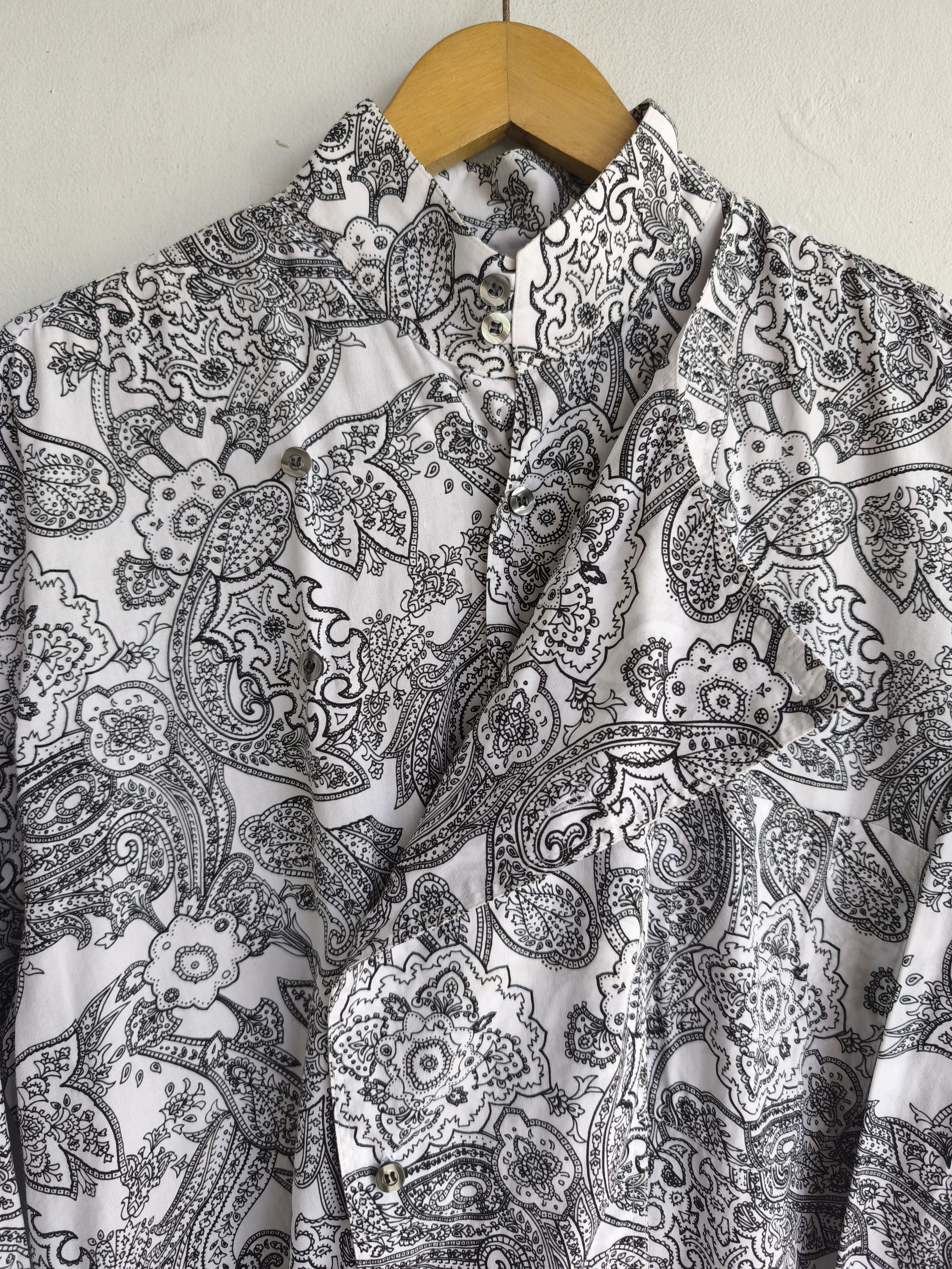 Comme des Garcons 90s Comme des Garcons Homme Paisley Size US XL / EU 56 / 4 - 4 Thumbnail