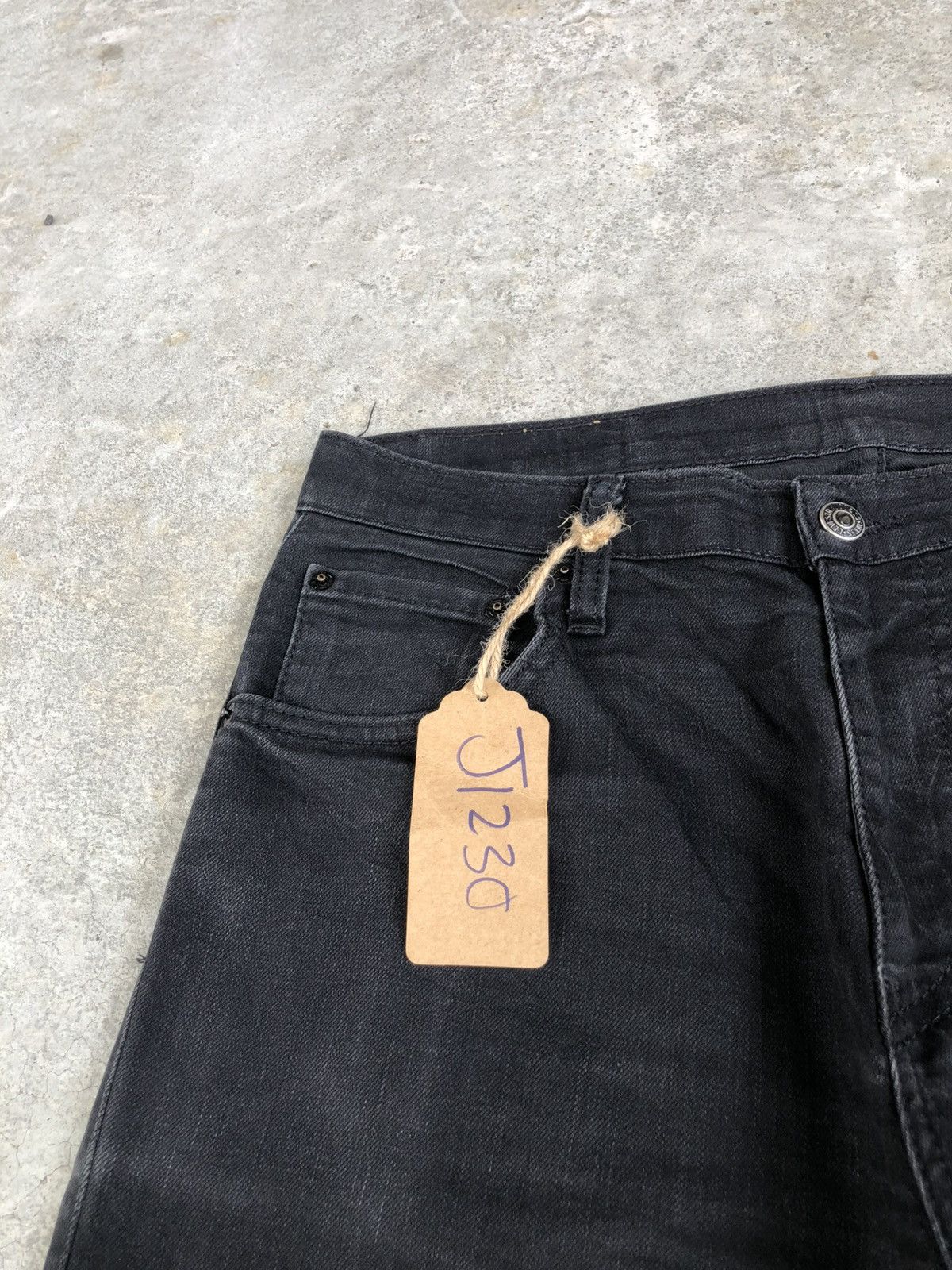 If Six Was Nine Y2k Levi’s Flared Jeans Distressed Denim 507 Size US 32 / EU 48 - 13 Thumbnail