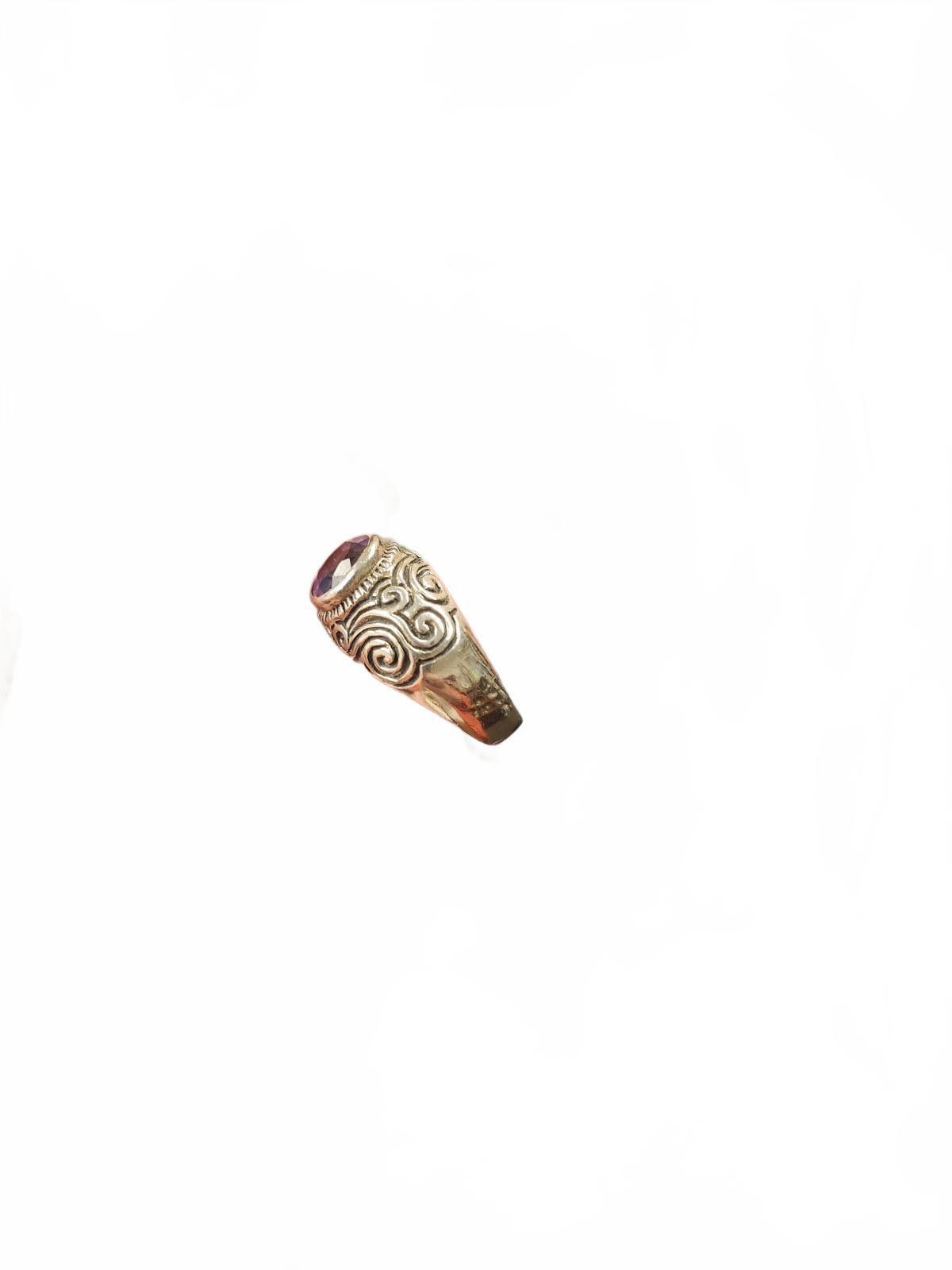 Designer Silver amethyst sz 9 Size ONE SIZE - 2 Thumbnail